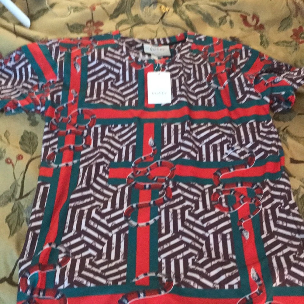 Gucci coral snake shirt